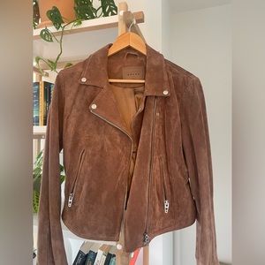 BLANKNYC next level suede Moto jacket